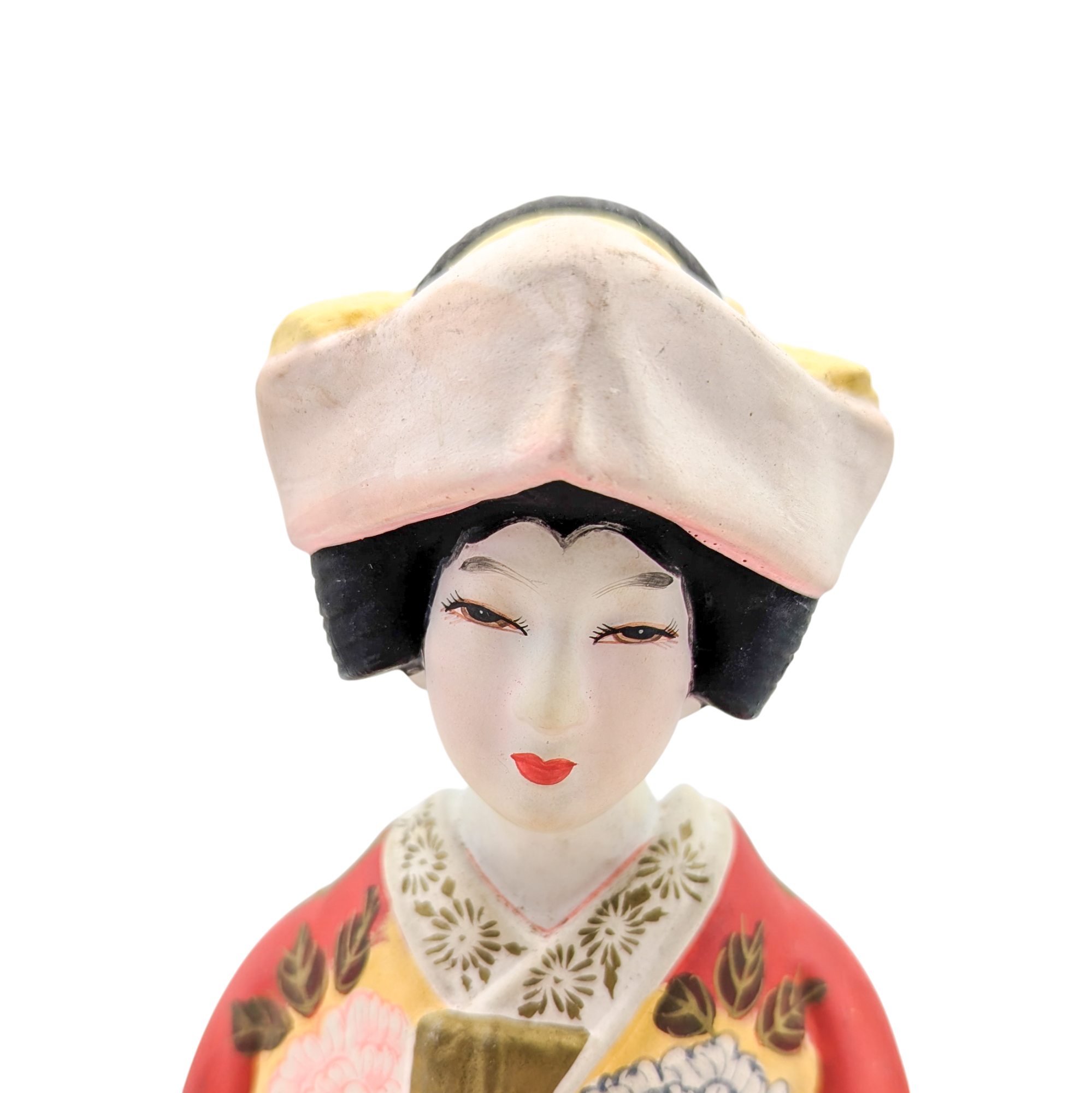 Vintage Japanese Seated Geisha Hakata Doll Figurine