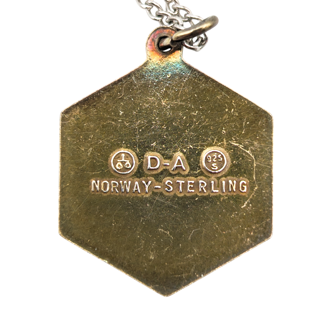 Vintage Sterling Silver David Andersen Scorpio Necklace