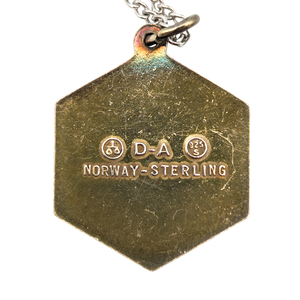 Vintage Sterling Silver David Andersen Scorpio Necklace