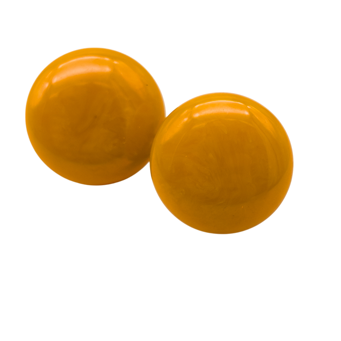 Vintage Butterscotch Bakelite Earrings