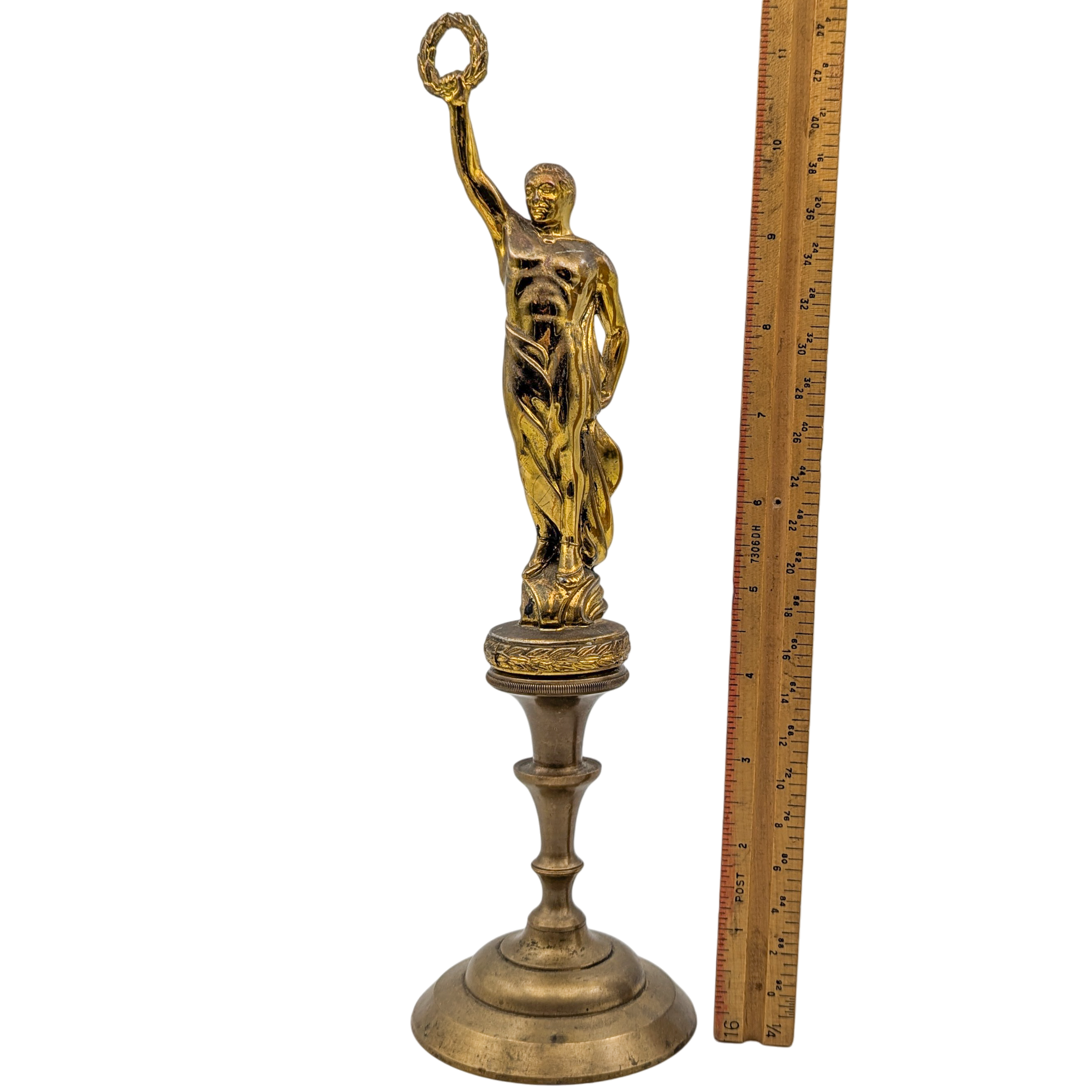 Vintage Brass Victory Trophy