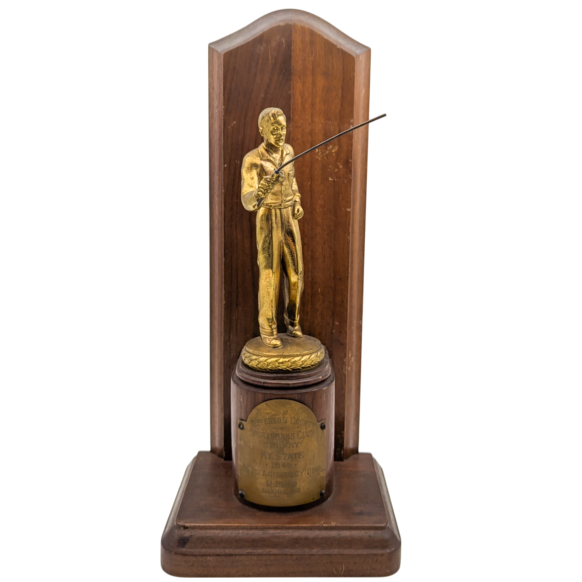 Vintage 1940s Sport Fishing Trophy