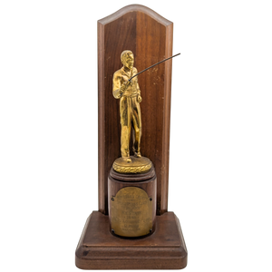 Vintage 1940s Sport Fishing Trophy