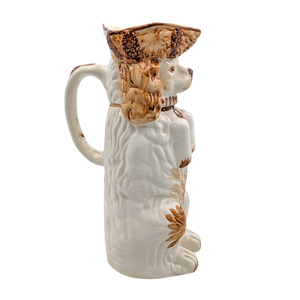 Vintage Staffordshire Spaniel Pitcher
