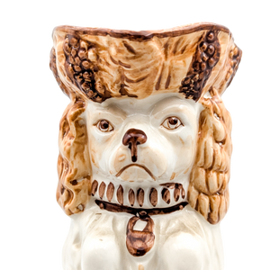 Vintage Staffordshire Spaniel Pitcher