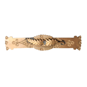 Antique Victorian Gold Filled Bar Brooch