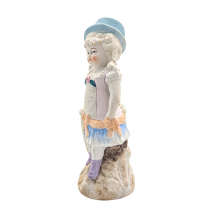 Antique German Bisque Porcelain Doll Vase