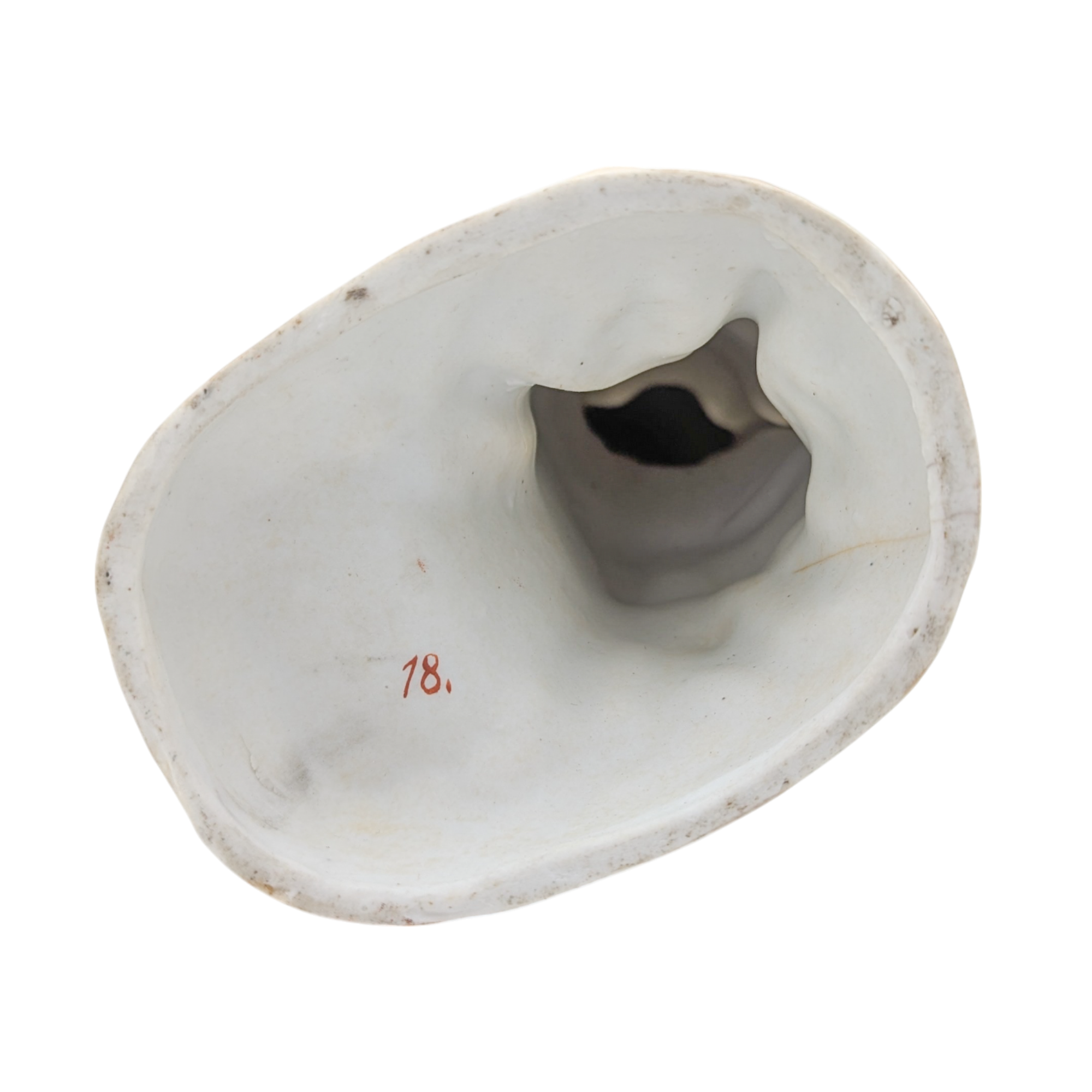 Antique German Bisque Porcelain Doll Vase