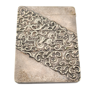 Antique Victorian Silverplate Calling Card Case