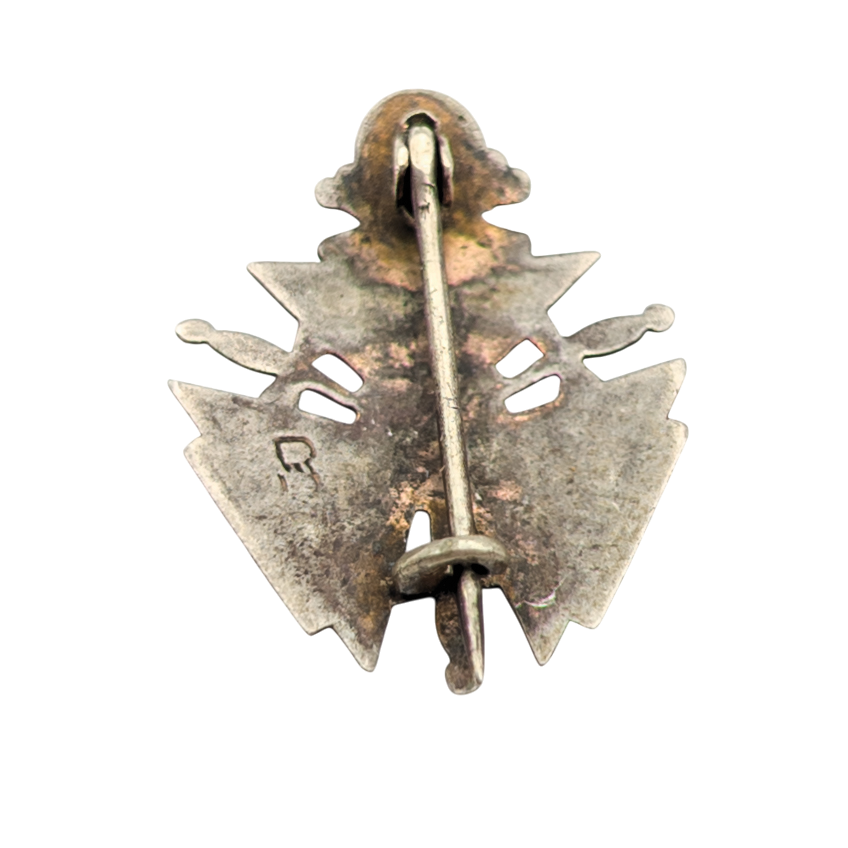 Antique Gold Filled Knights of Pythias Enamel Lapel Pin