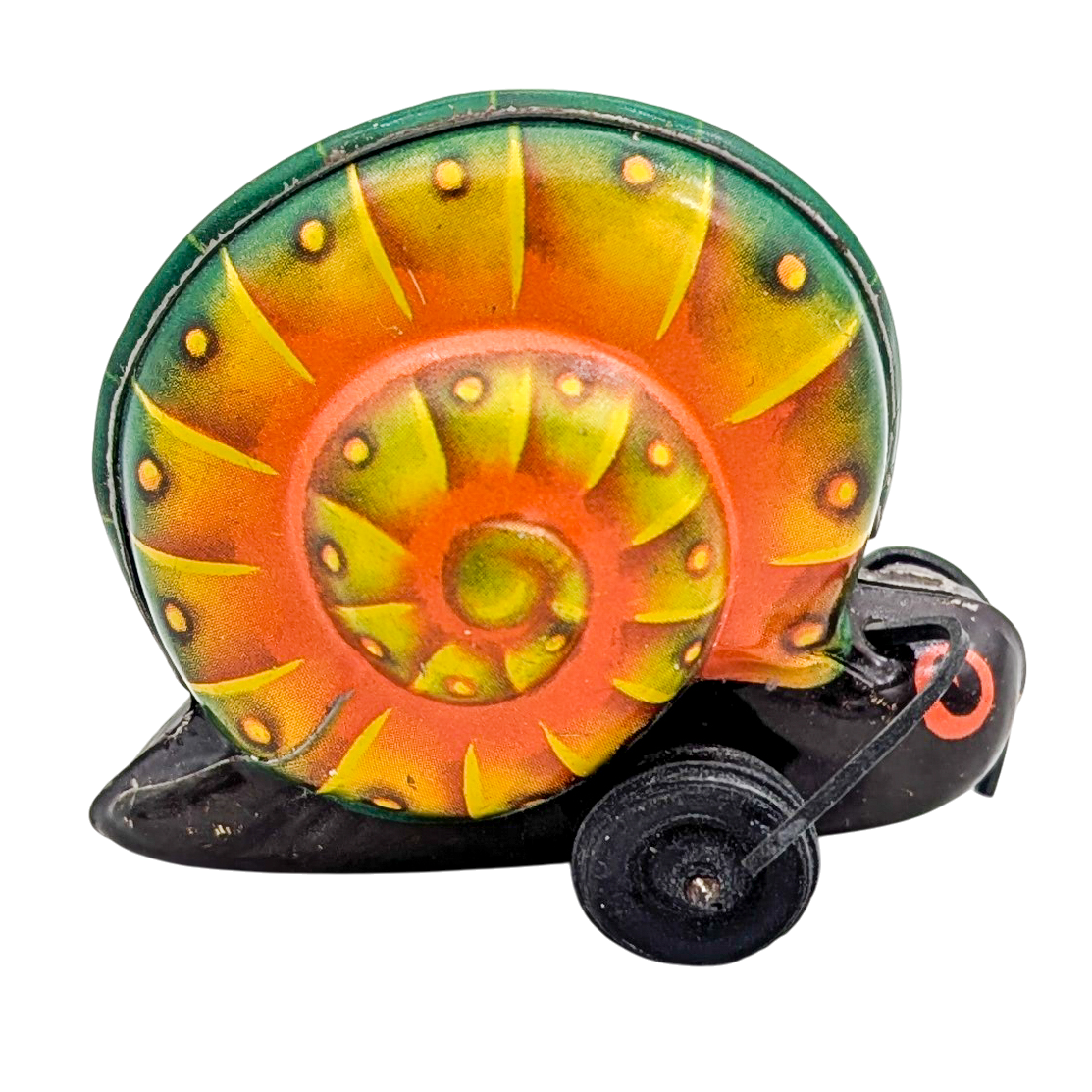 Vintage German Tin Snail Friction Toy