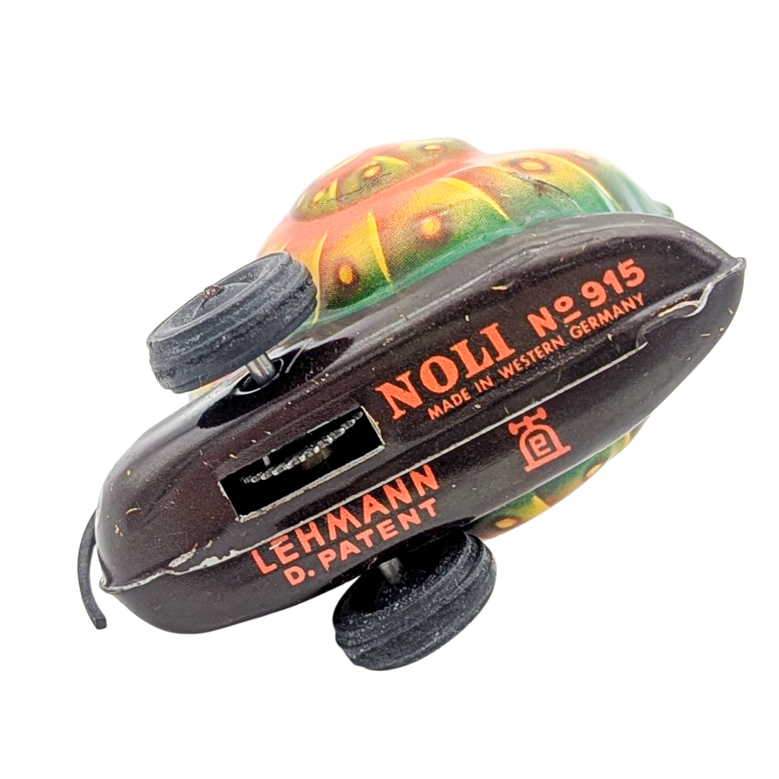 Vintage German Tin Snail Friction Toy