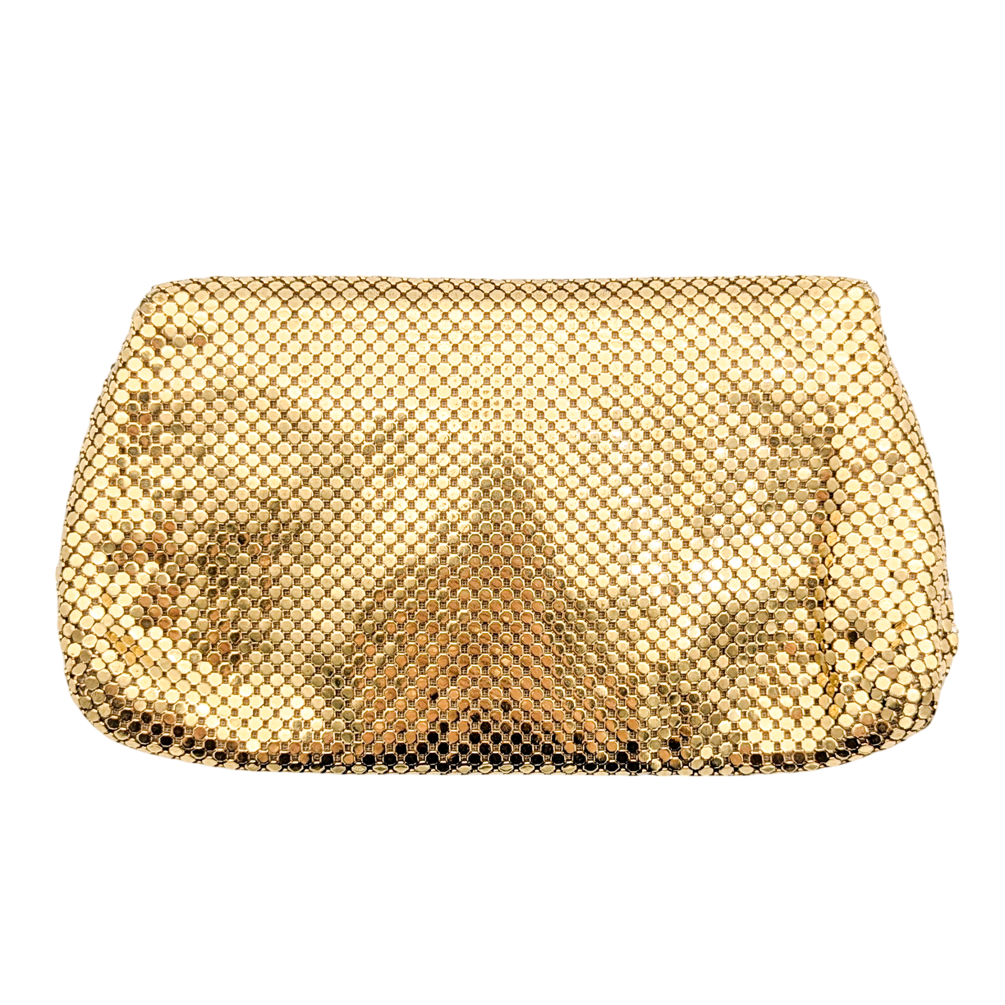Vintage Whiting & Davis Gold Tone Mesh Coin Purse