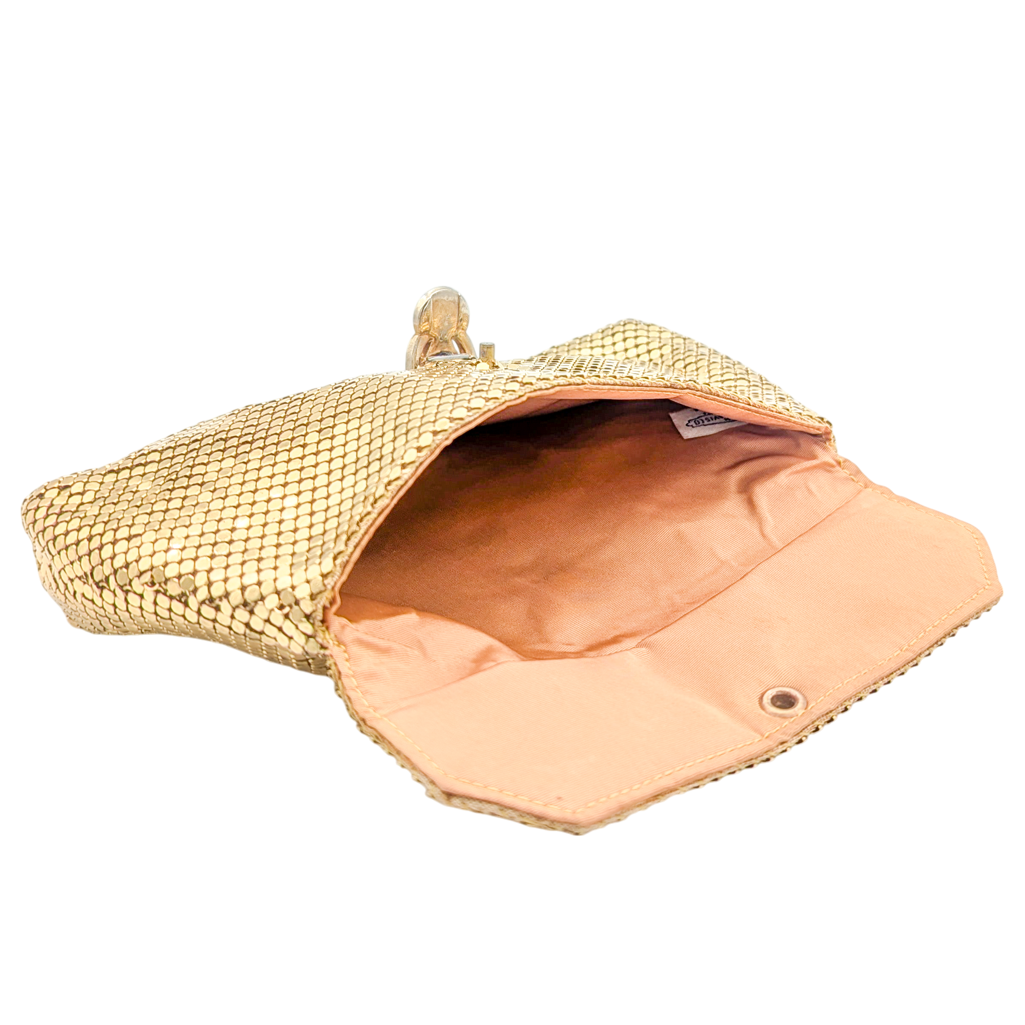 Vintage Whiting & Davis Gold Tone Mesh Coin Purse