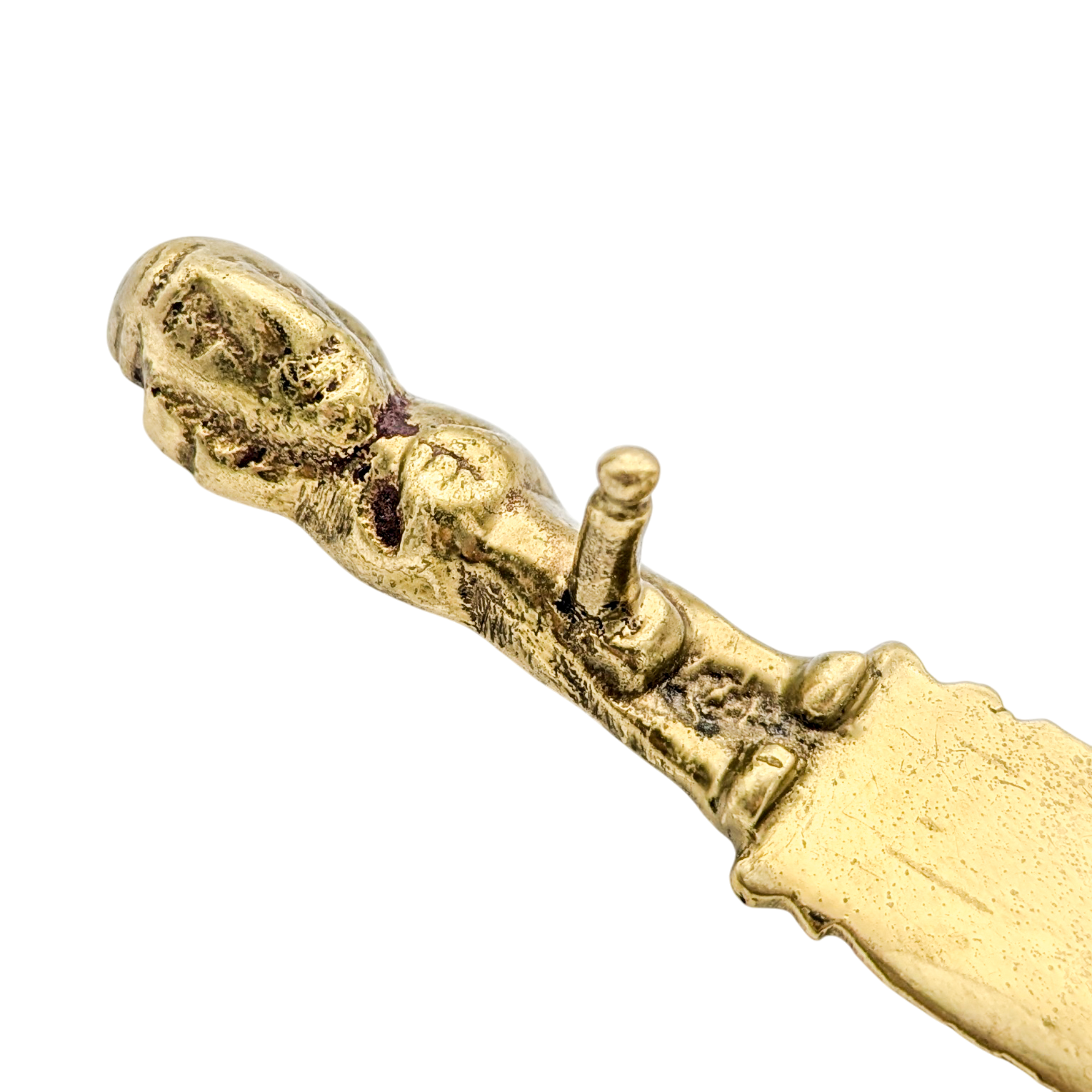 Vintage Brass Fertility Letter Opener
