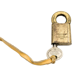 Vintage Corbin Brass USN Push Padlock