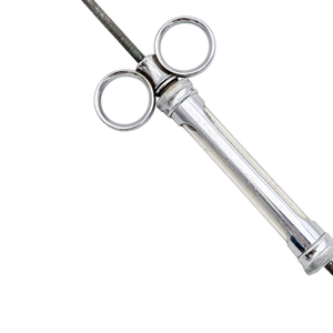 Antique Metal & Glass Syringe