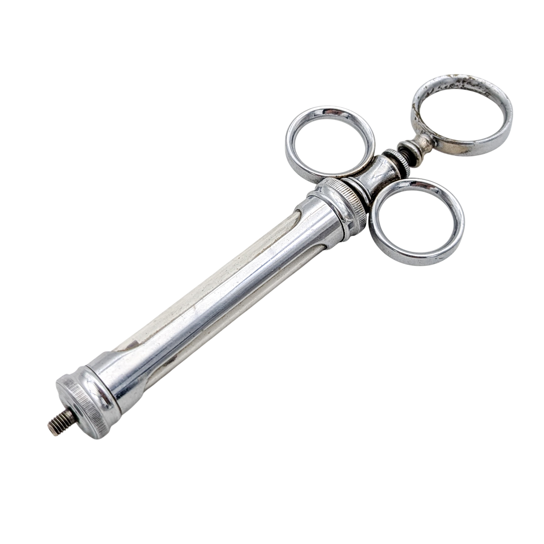 Antique Metal & Glass Syringe