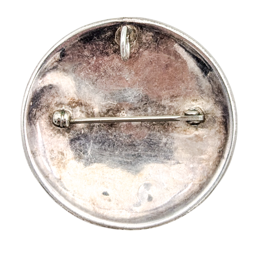 Vintage Sterling Silver Jeweled Constellation Pendant Brooch