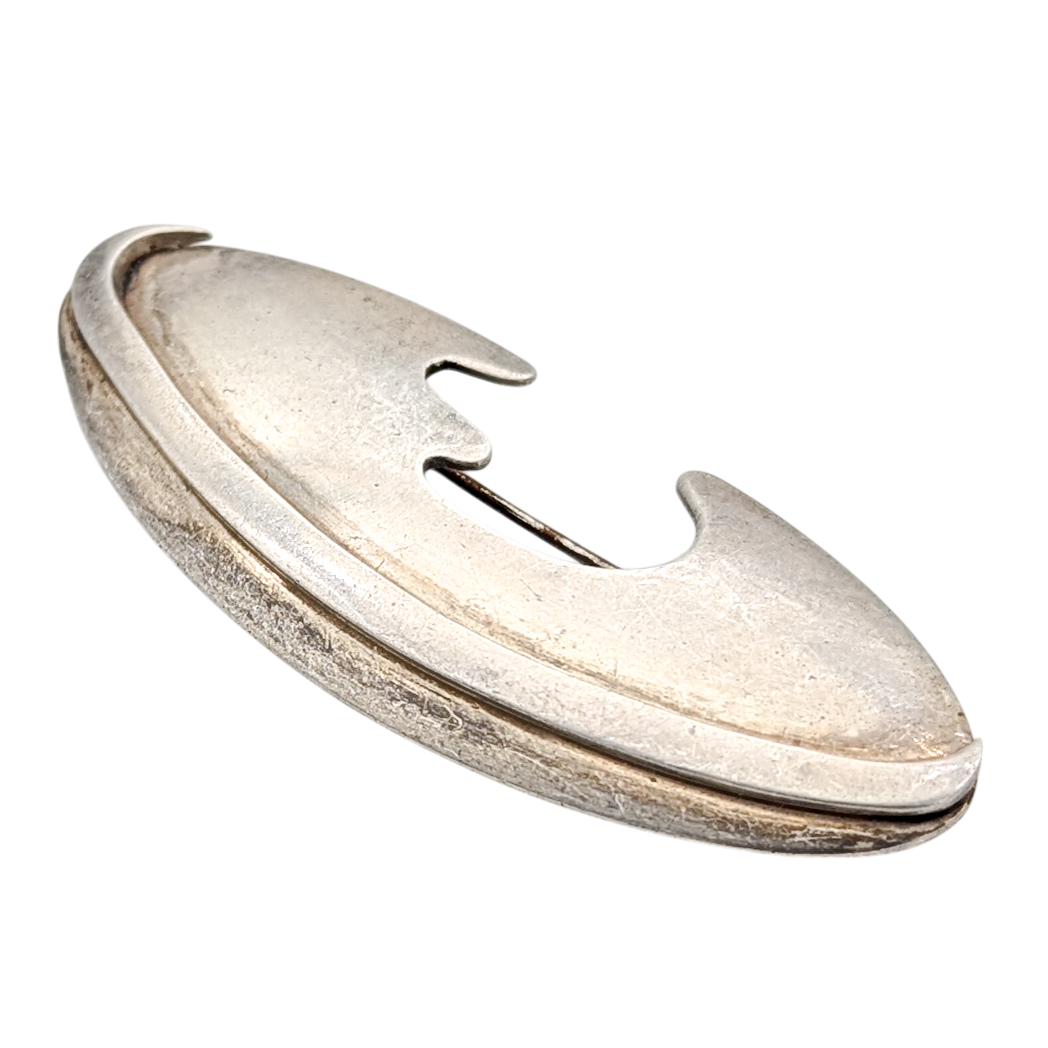 Vintage Taxco Sterling Silver Modernist Brooch