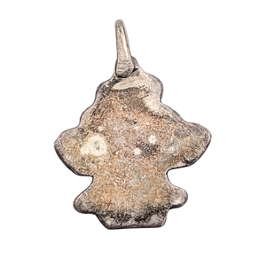 Vintage Sterling Silver Multi-Stone Kachina Pendant