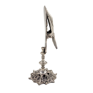 Silverplated Victorian Revival Hand Clip Note Holder