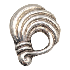 Vintage Taxco 925 Silver Brooch Embossed