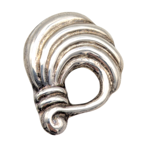 Vintage Taxco 925 Silver Brooch Embossed