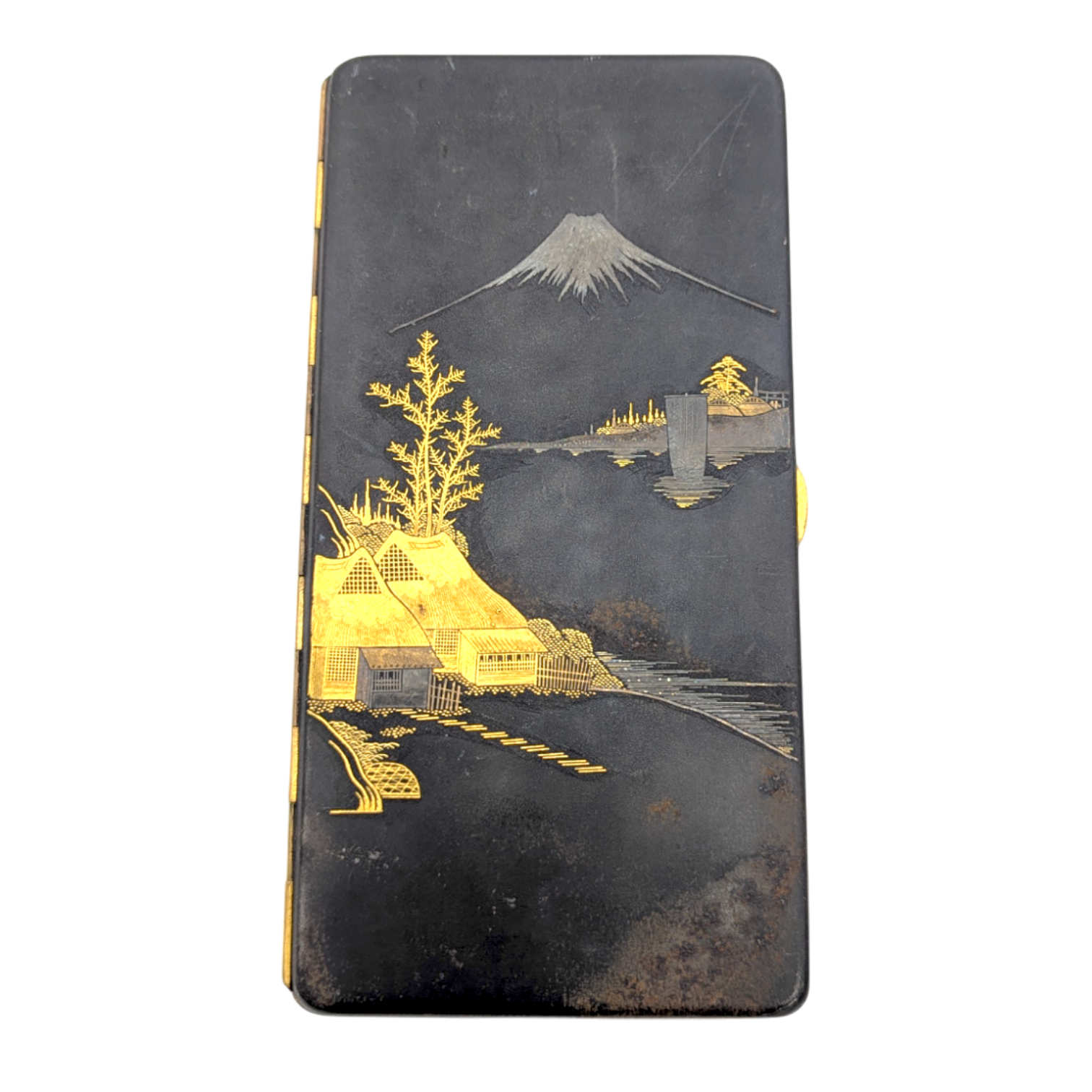 Vintage Japanese Damascene Cigarette Case