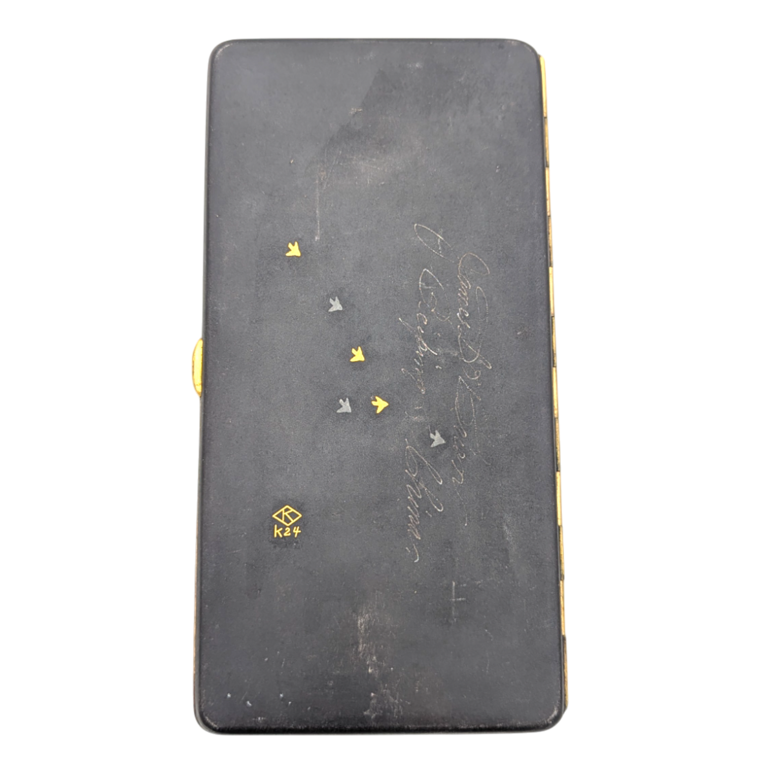 Vintage Japanese Damascene Cigarette Case