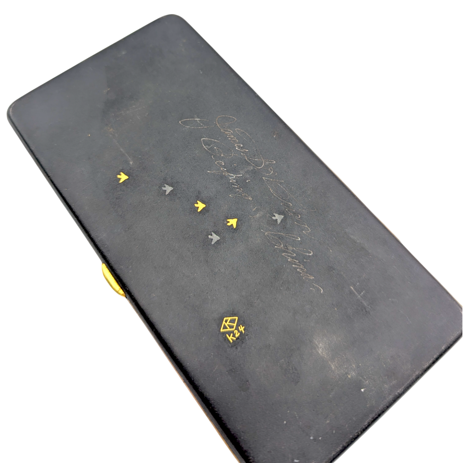 Vintage Japanese Damascene Cigarette Case
