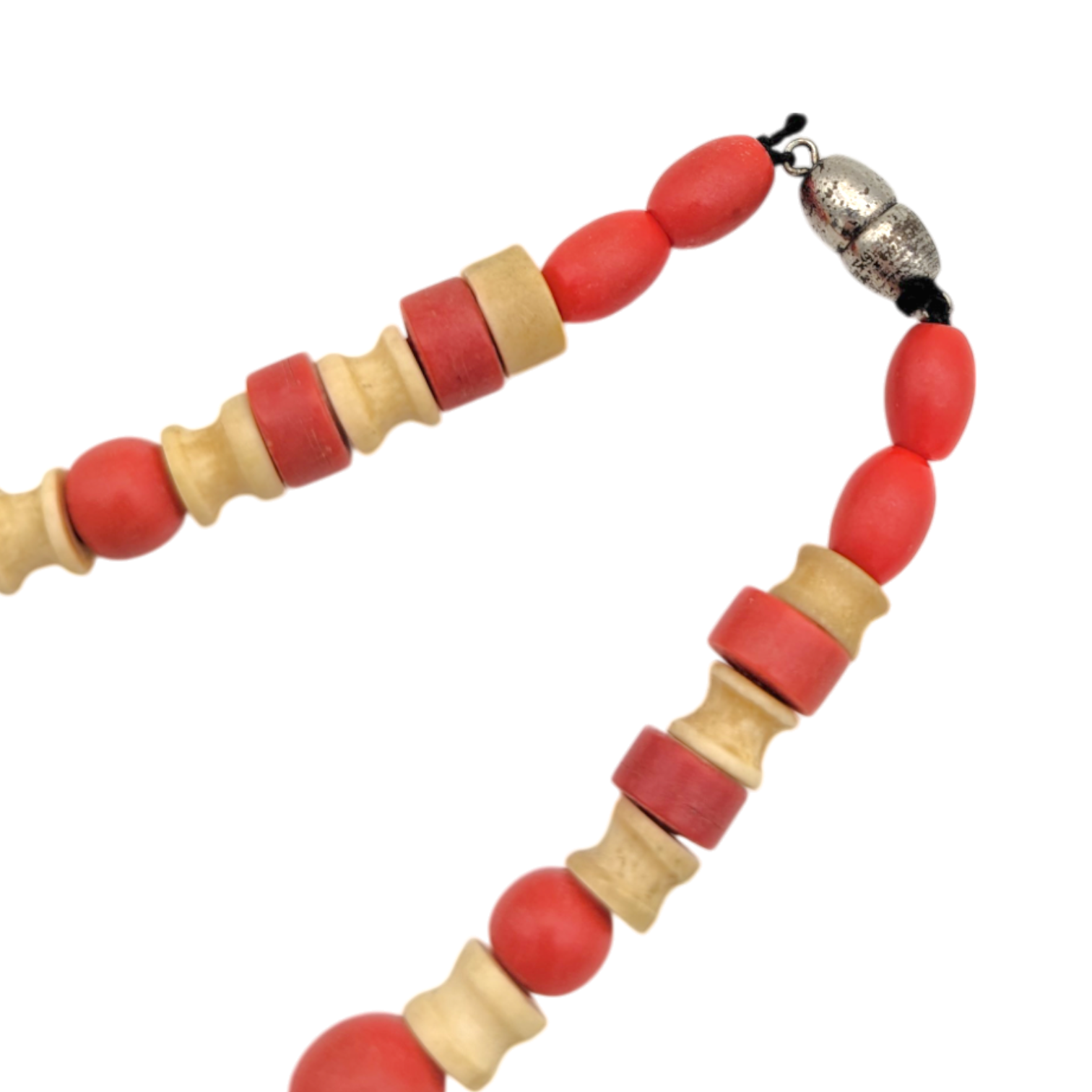 Antique Art Deco Celluloid Bead Necklace