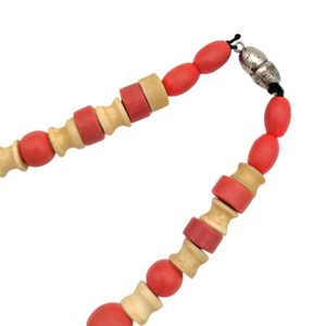 Antique Art Deco Celluloid Bead Necklace