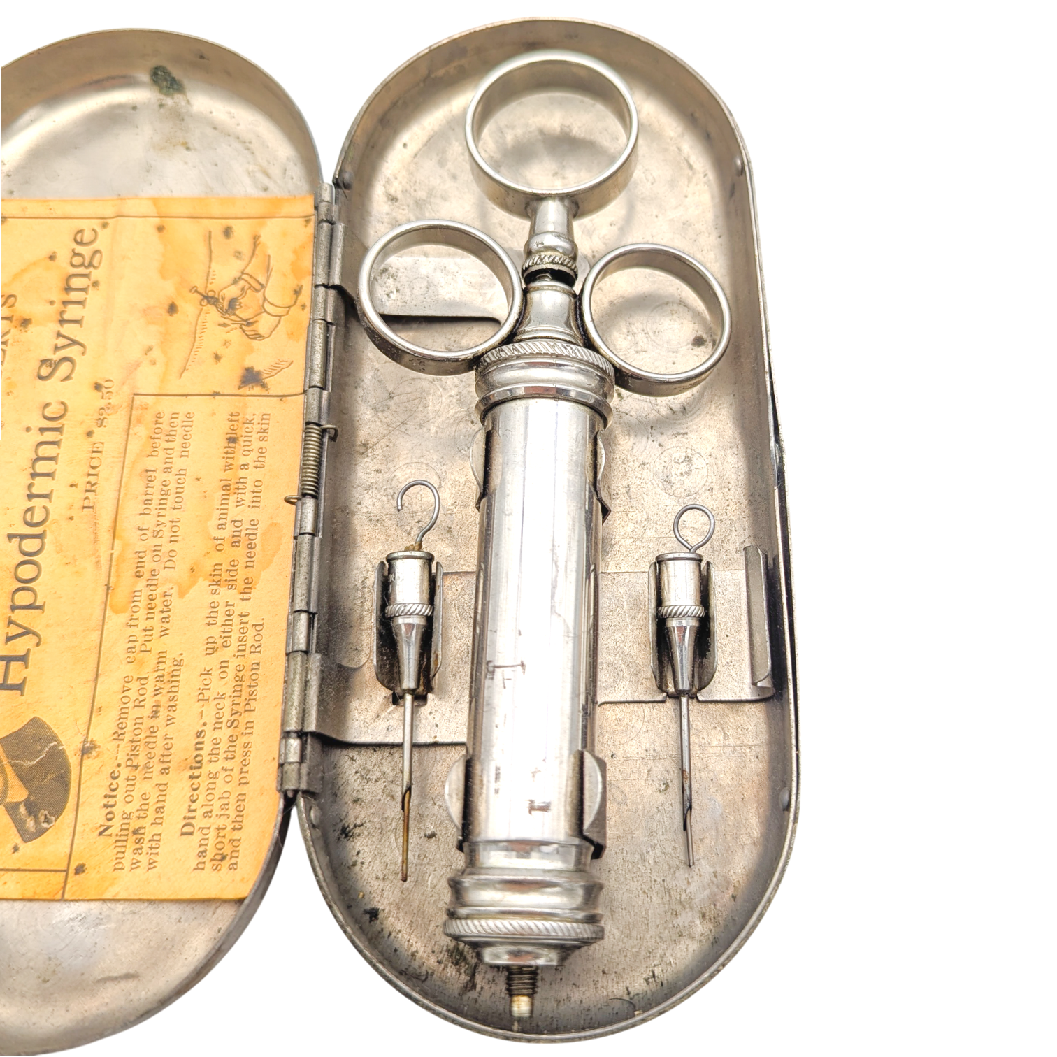 Antique Dr. David Roberts Veterinarian Hypodermic Syringe Set