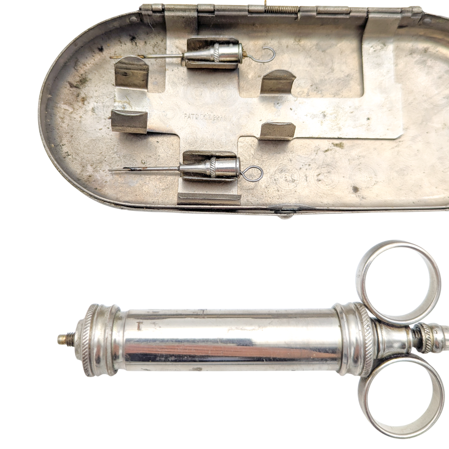 Antique Dr. David Roberts Veterinarian Hypodermic Syringe Set