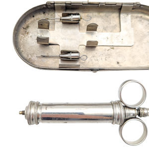 Antique Dr. David Roberts Veterinarian Hypodermic Syringe Set
