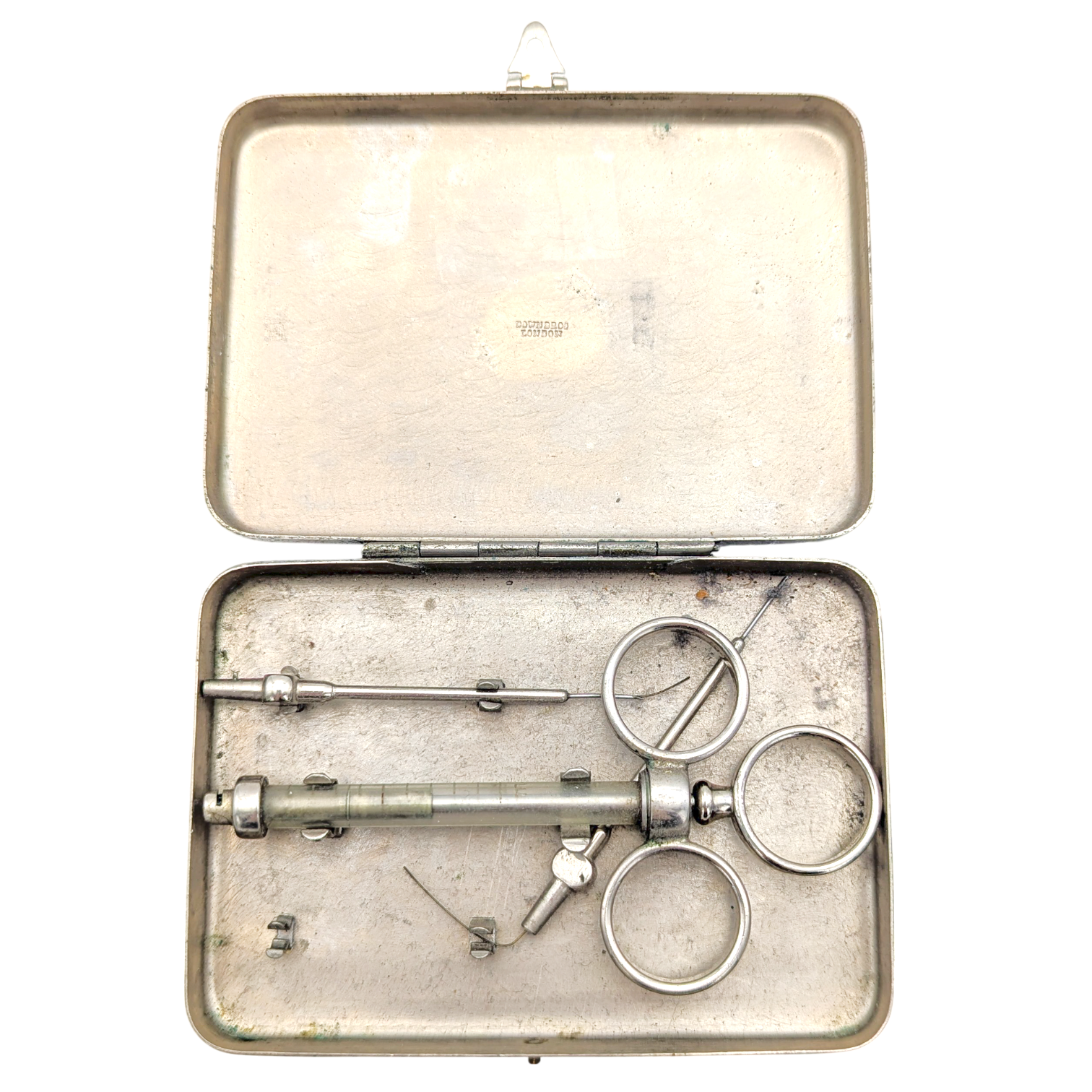 Antique Glass Hypodermic Syringe Set