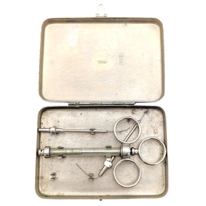 Antique Glass Hypodermic Syringe Set
