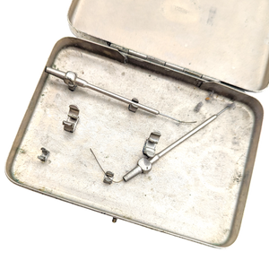 Antique Glass Hypodermic Syringe Set