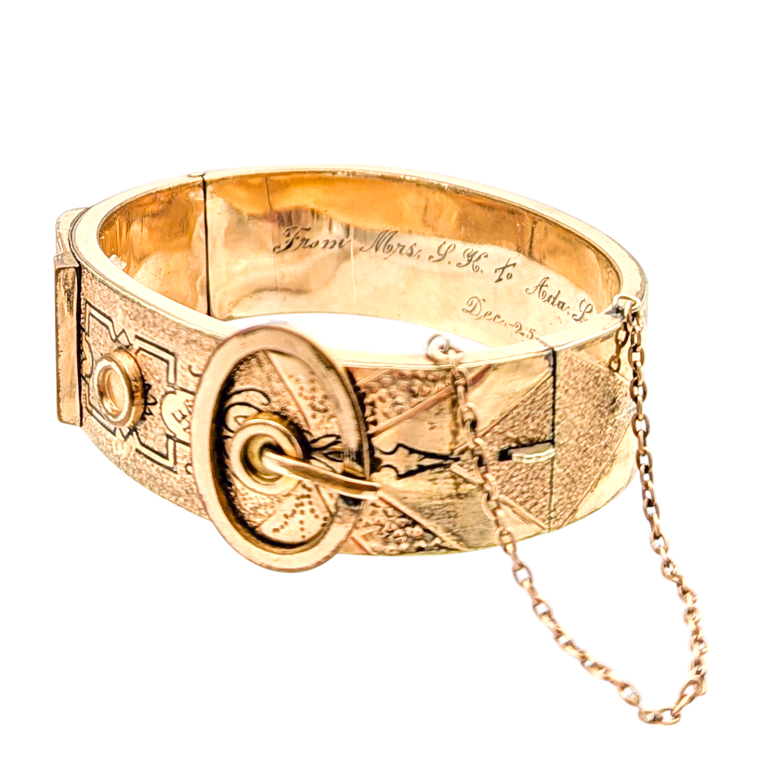 Antique 1913 Taille d'epargne Bangle