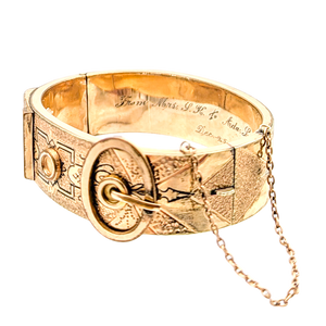 Antique 1913 Taille d'epargne Bangle