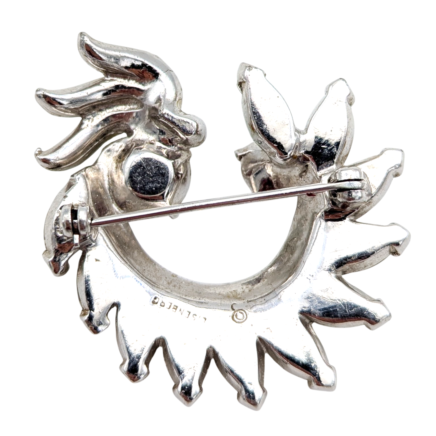 Vintage 1940s Eisenberg Crystal Brooch