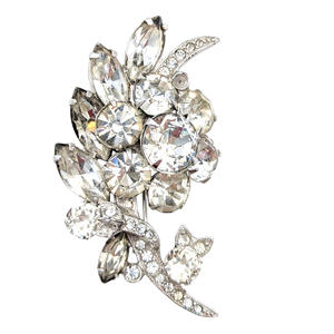 Vintage 1940s-50s Eisenberg Ice Brooch