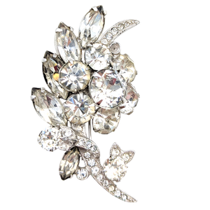 Vintage 1940s-50s Eisenberg Ice Brooch