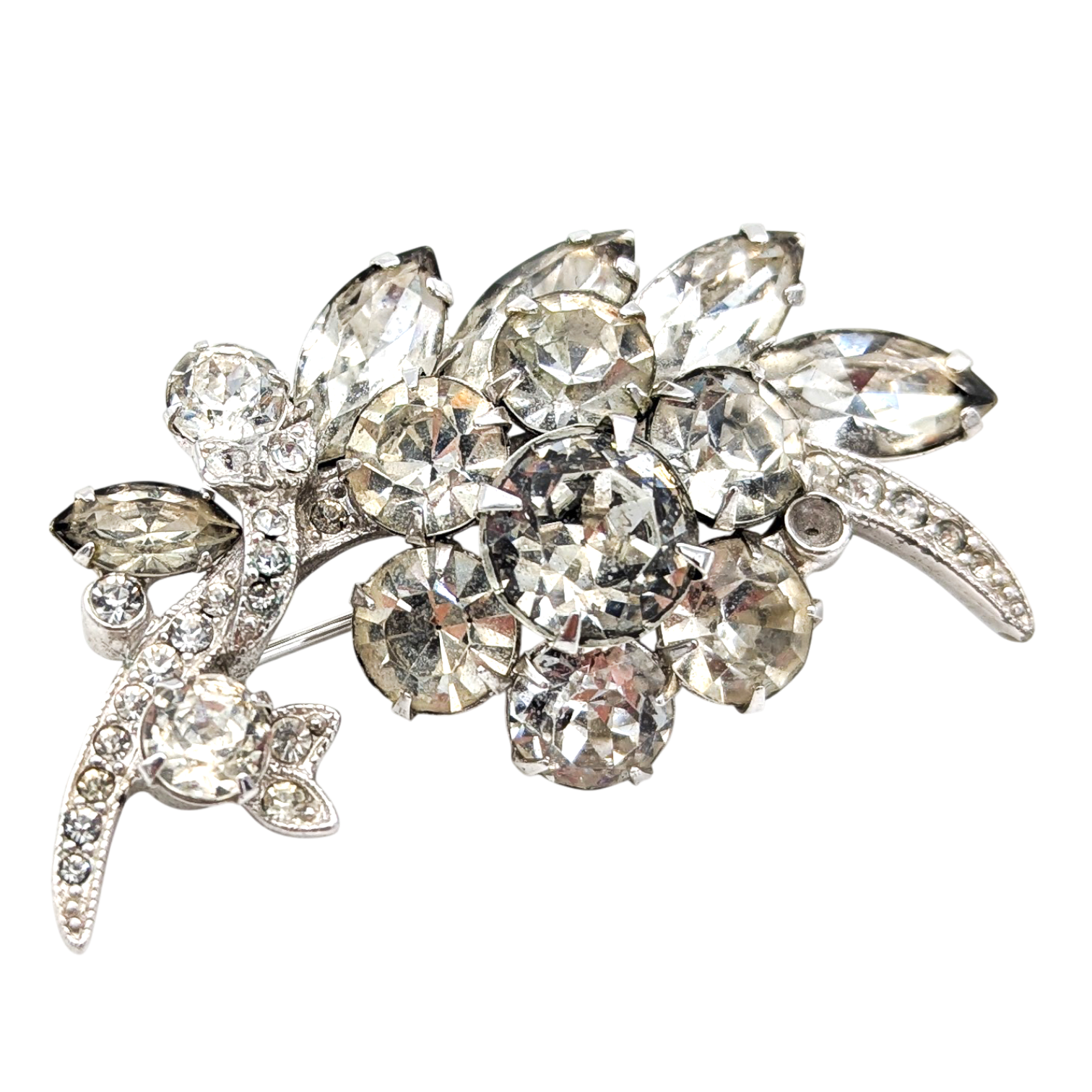 Vintage 1940s-50s Eisenberg Ice Brooch