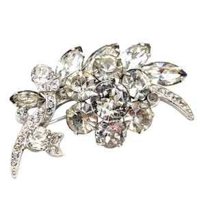 Vintage 1940s-50s Eisenberg Ice Brooch