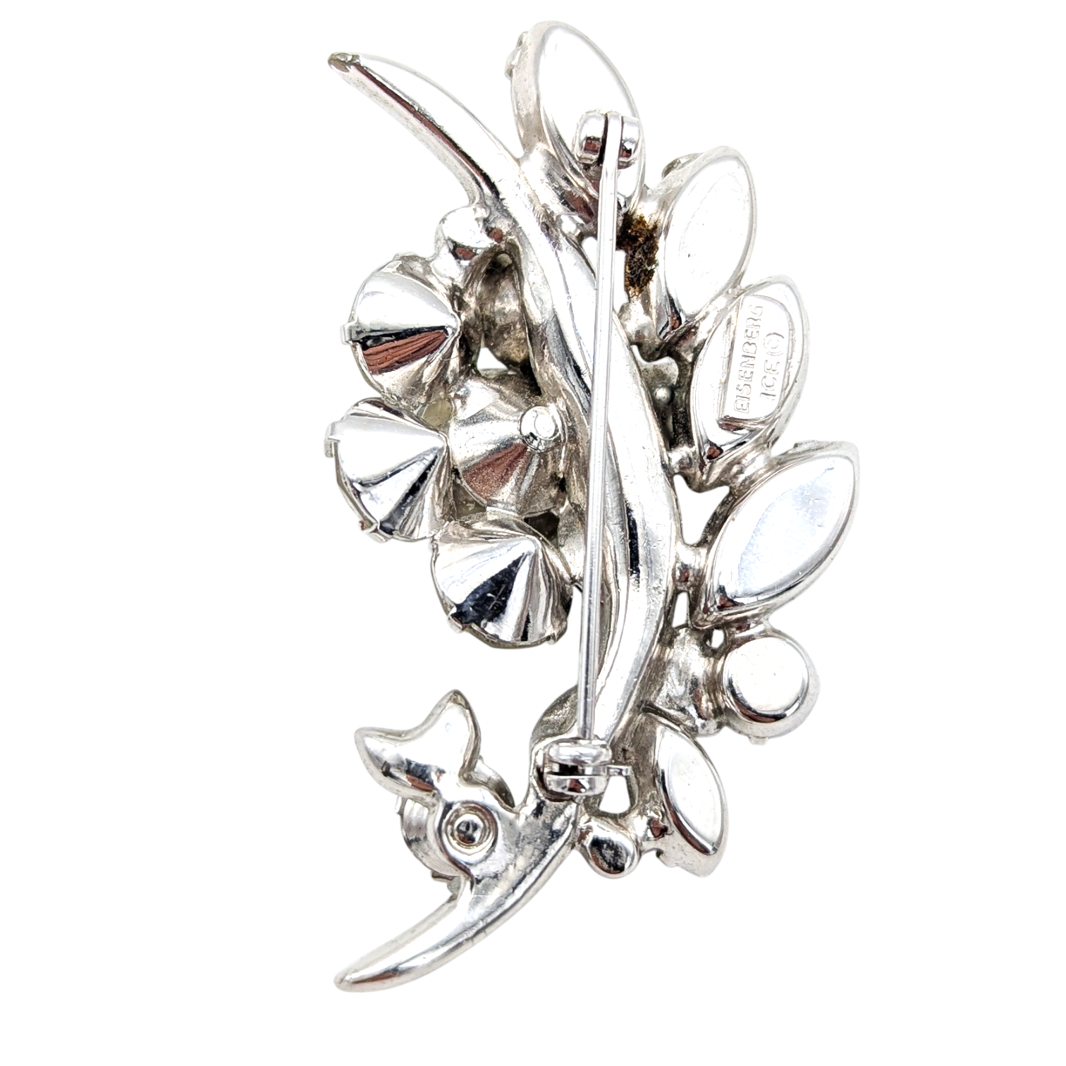 Vintage 1940s-50s Eisenberg Ice Brooch