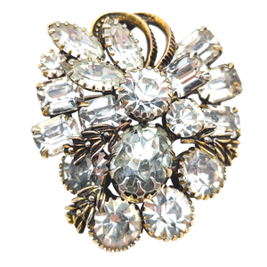 Vintage 1950s Austrian Crystal Brooch