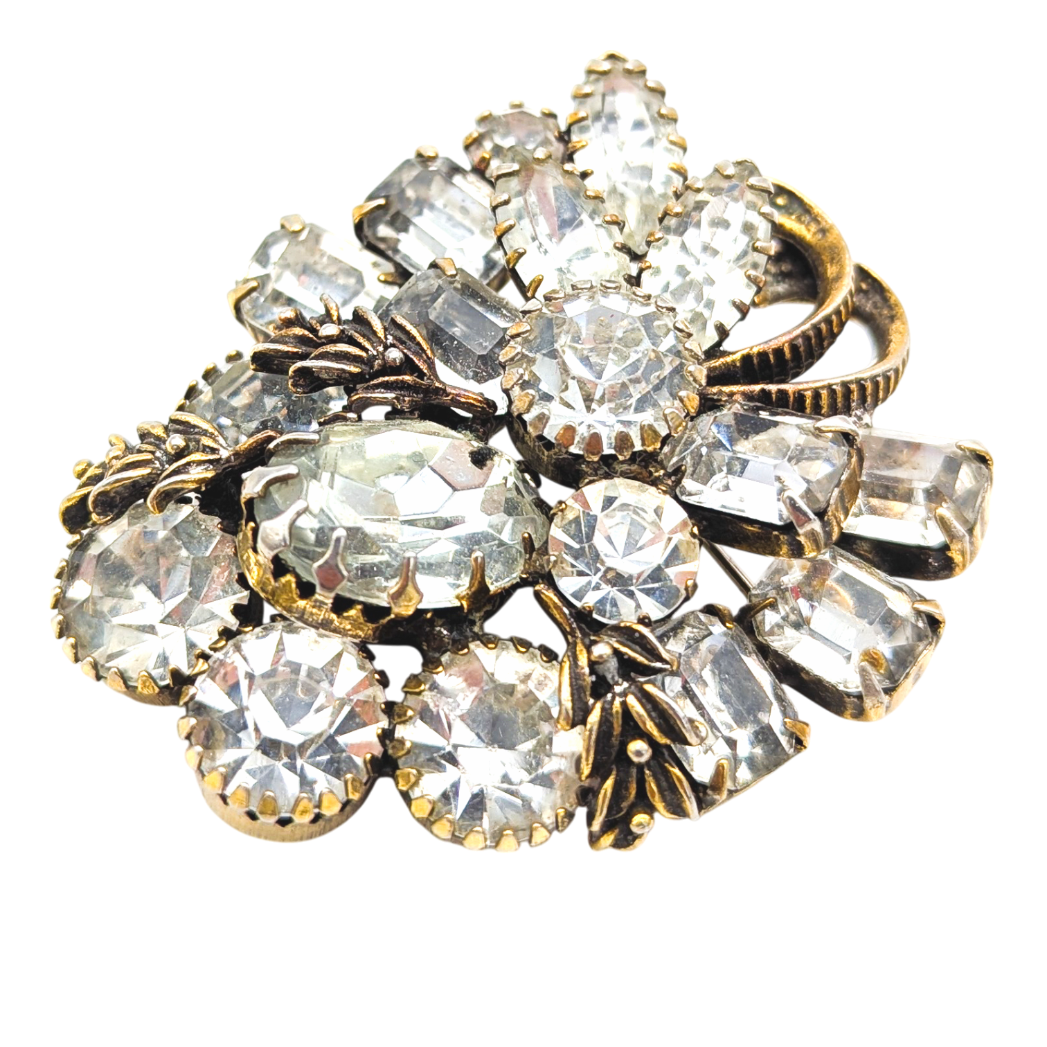 Vintage 1950s Austrian Crystal Brooch