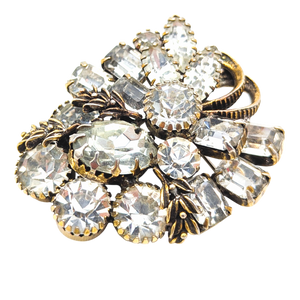 Vintage 1950s Austrian Crystal Brooch